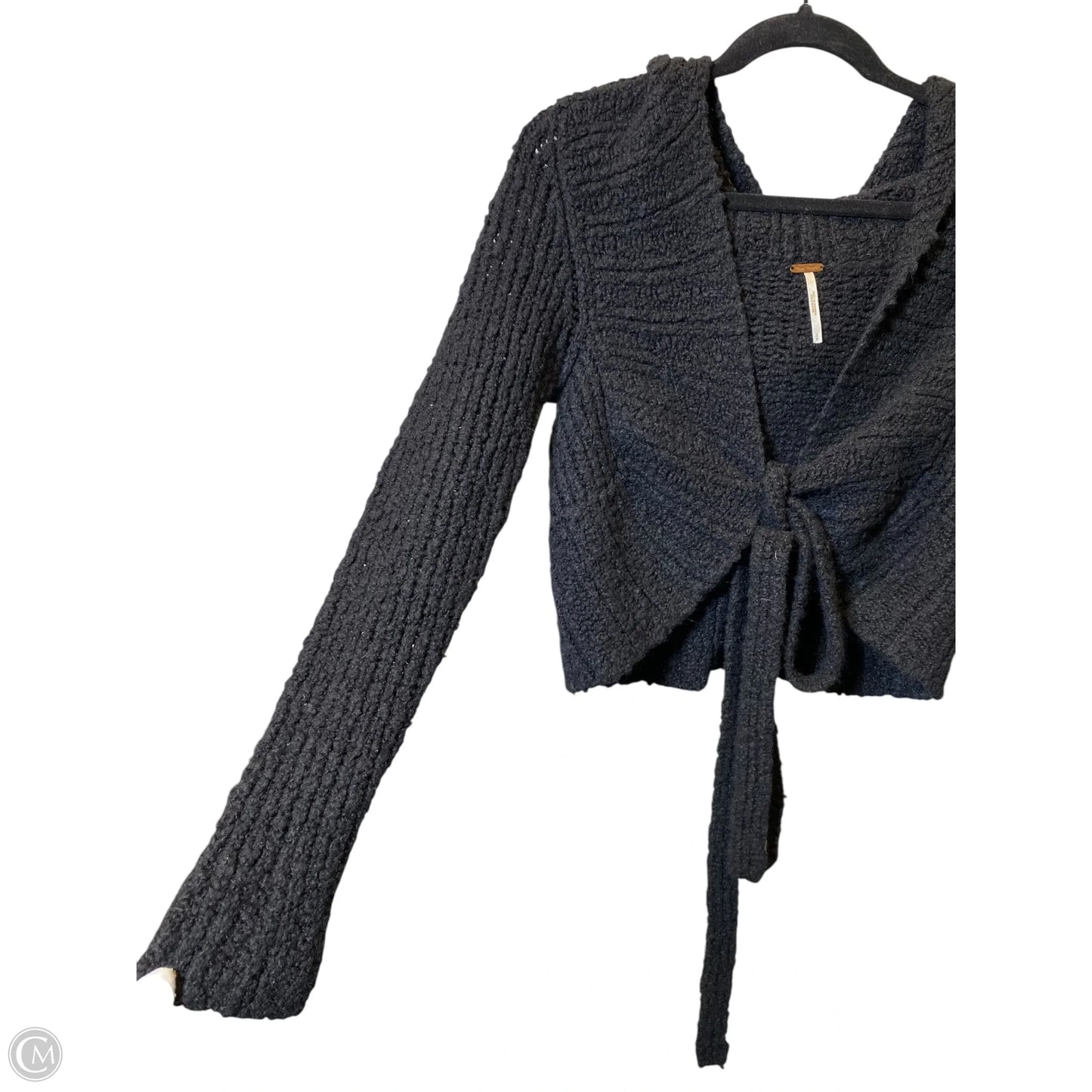 Sweater Cardigan By Free People In Black, Size: S