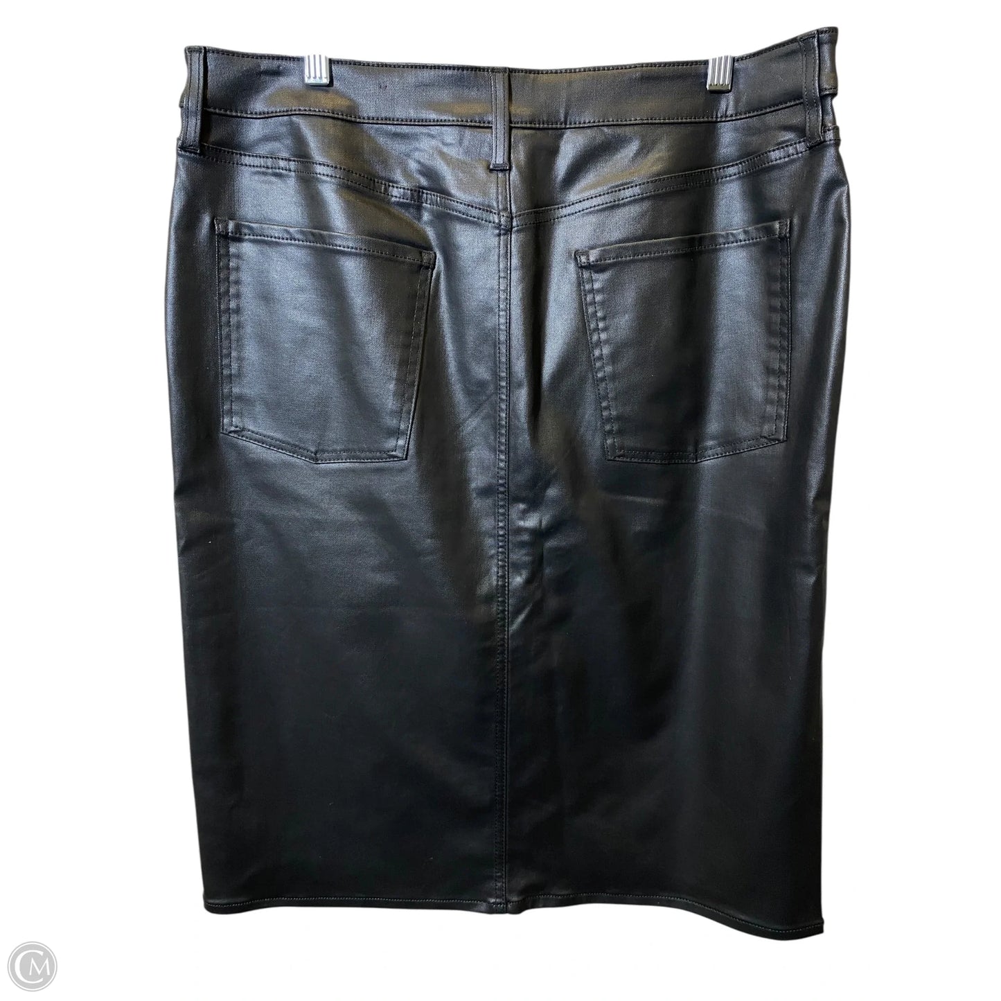 Skirt Midi By Chicos In Black, Size: 14