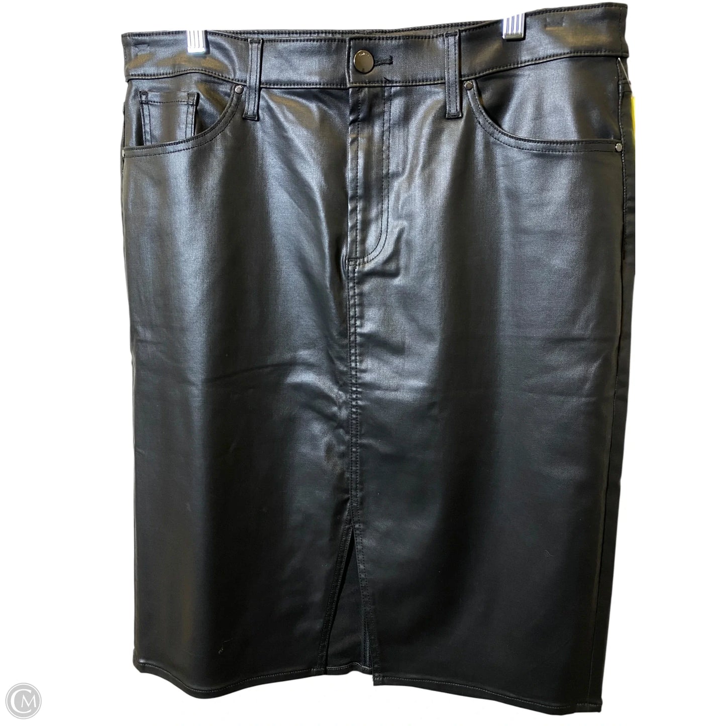 Skirt Midi By Chicos In Black, Size: 14