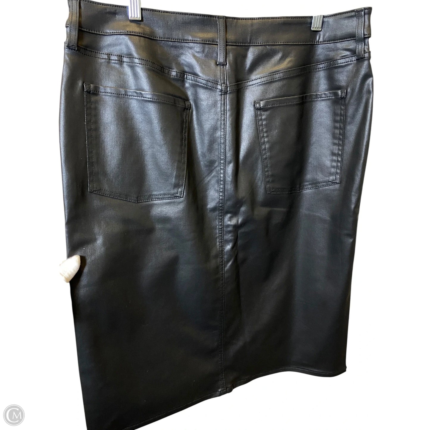Skirt Midi By Chicos In Black, Size: 14