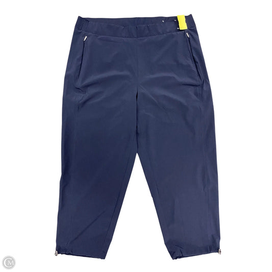 Athletic Pants By Chicos In Navy, Size: 16