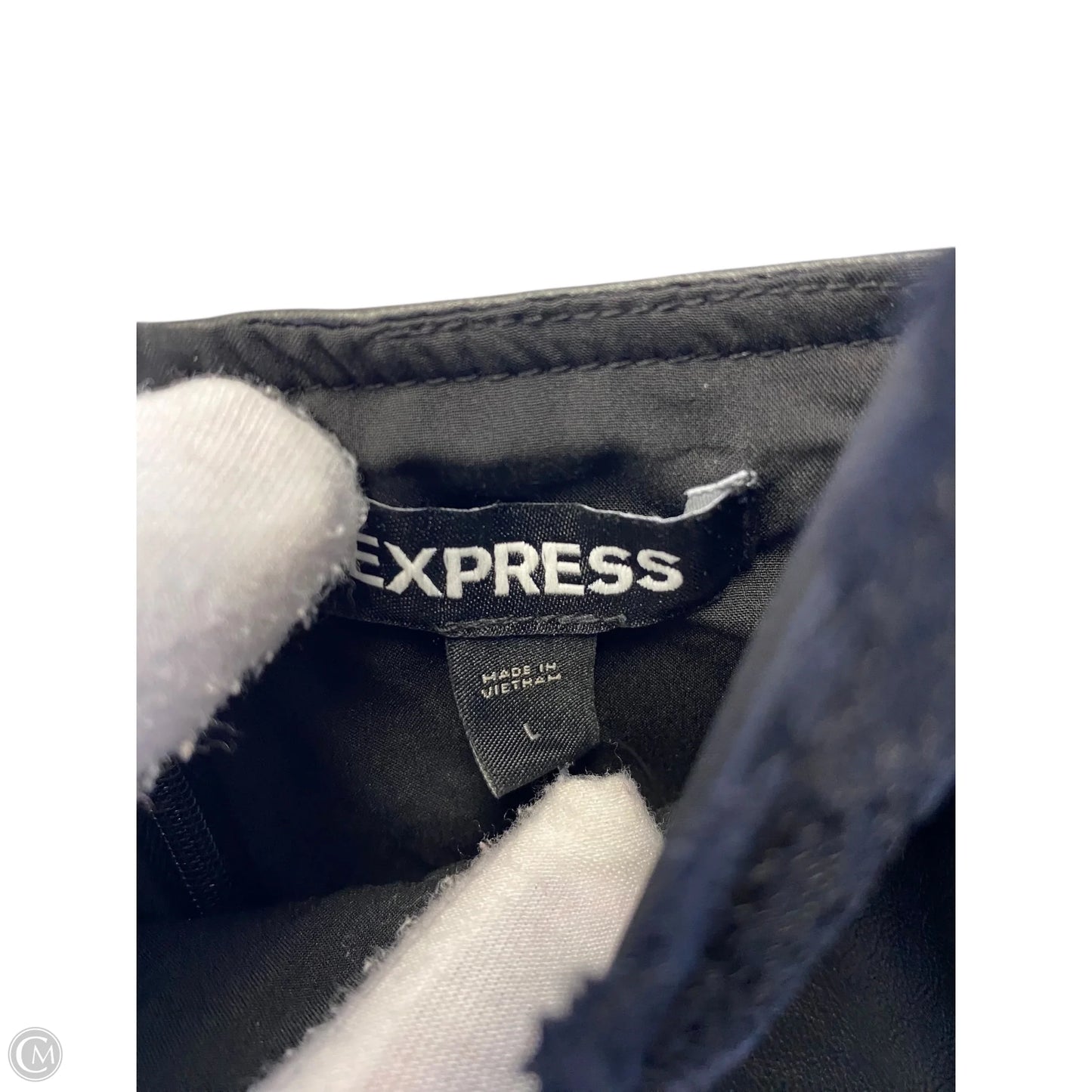 Dress Casual Short By Express In Black, Size: L