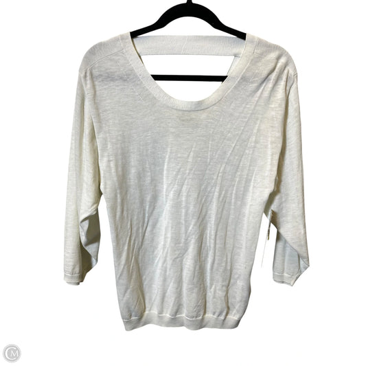 Sweater Luxury Designer By Burberry In Cream, Size: S