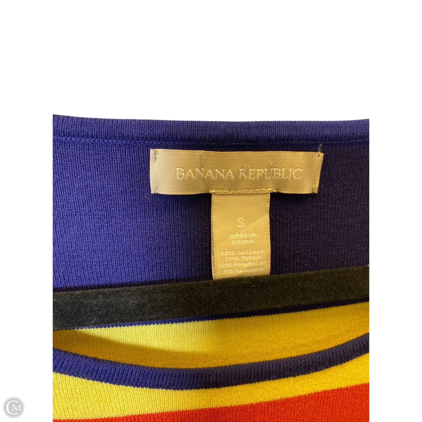 Top 3/4 Sleeve By Banana Republic In Multi-colored, Size: S