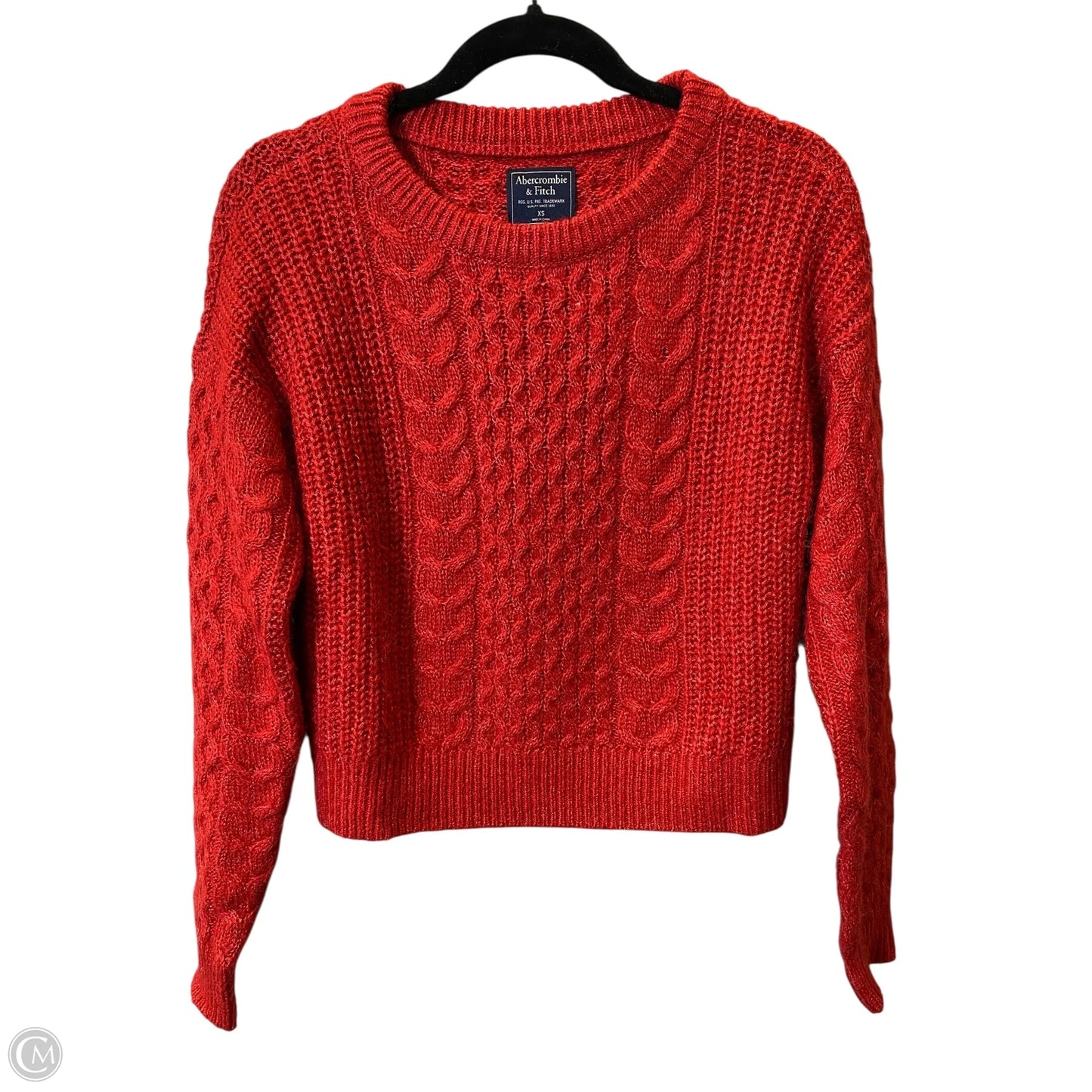 Sweater By Abercrombie And Fitch In Red, Size: Xs