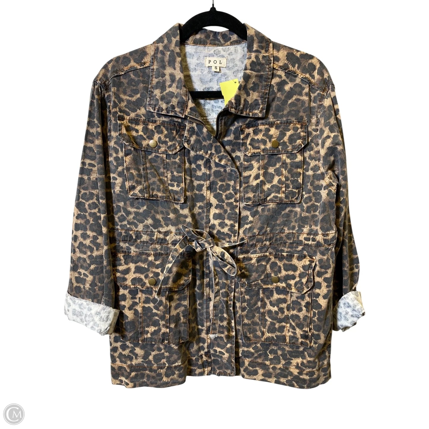 Jacket Other By Pol In Animal Print, Size: S