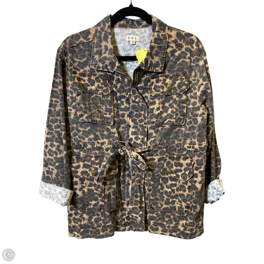 Jacket Other By Pol In Animal Print, Size: S