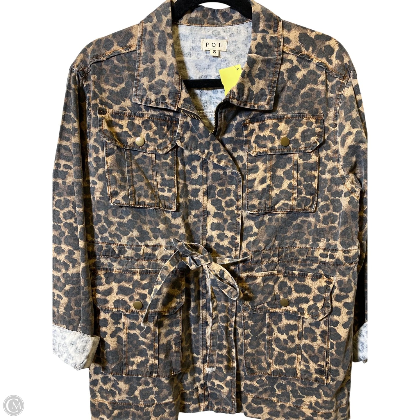 Jacket Other By Pol In Animal Print, Size: S