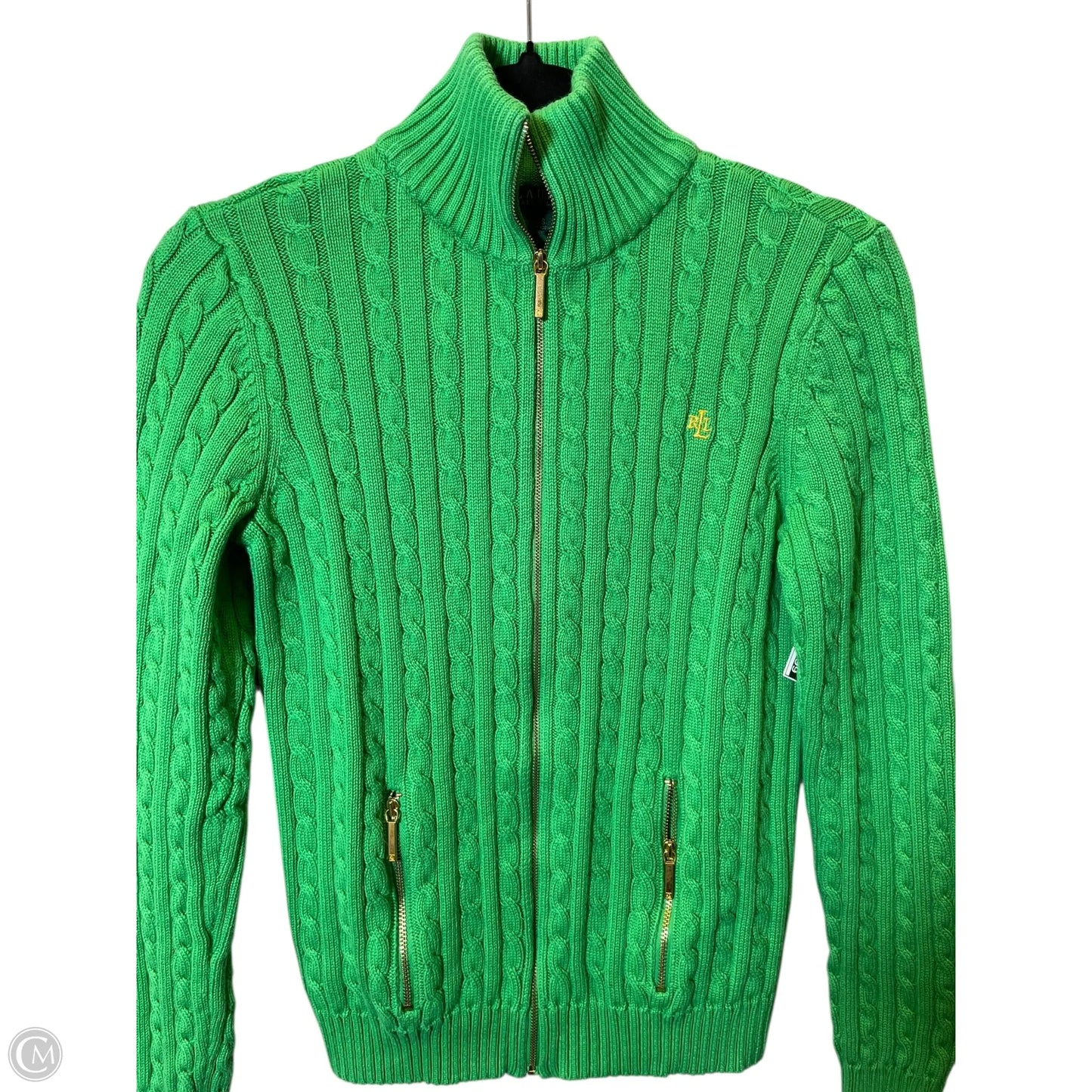 Sweater By Lauren By Ralph Lauren In Green, Size: S