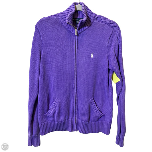 Sweater By Ralph Lauren In Purple, Size: Xl