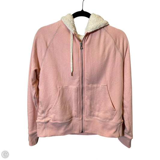 Jacket Faux Fur & Sherpa By Gap In Pink, Size: M