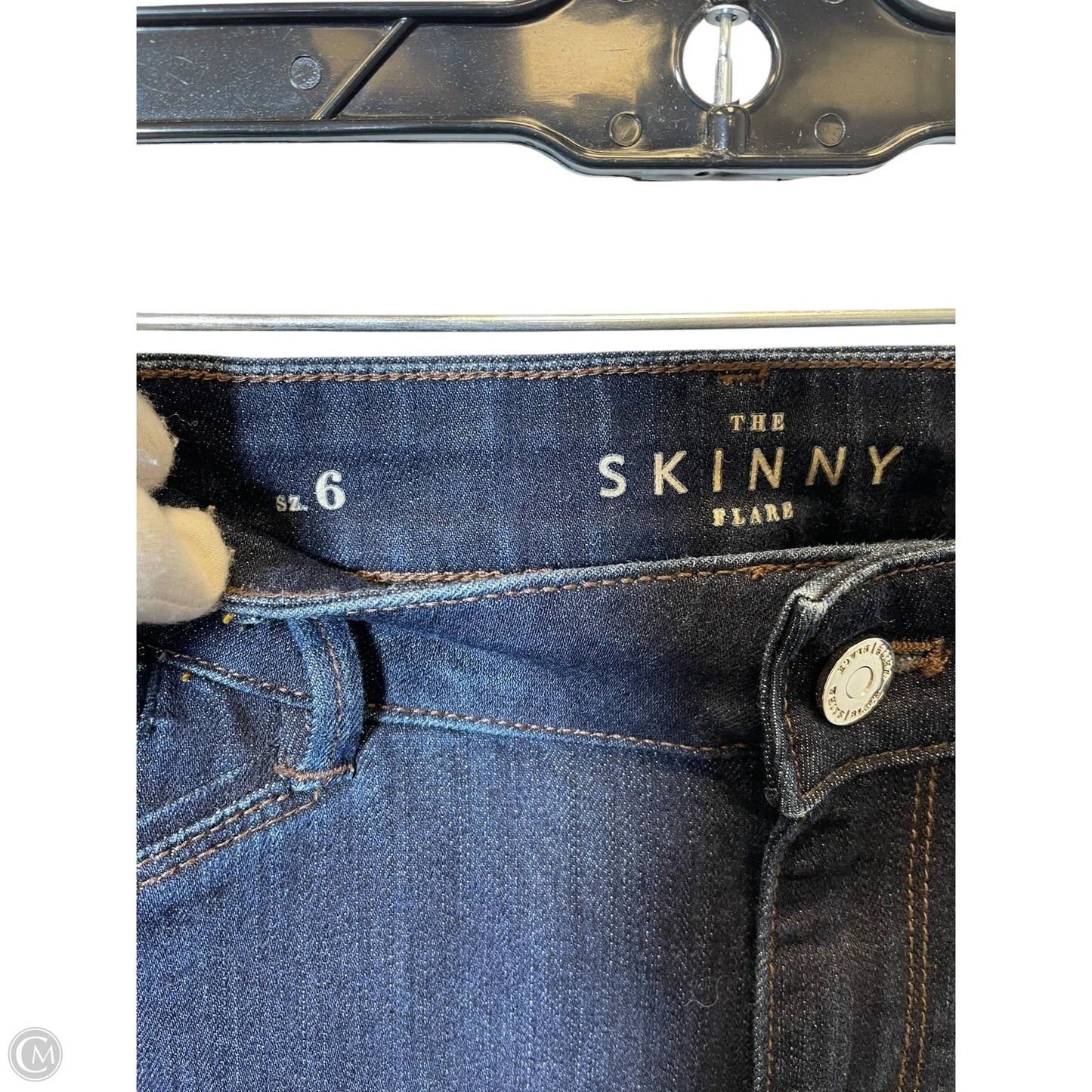 Jeans Flared By White House Black Market In Blue Denim, Size: 6
