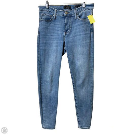 Jeans Skinny By Banana Republic In Blue Denim, Size: 4