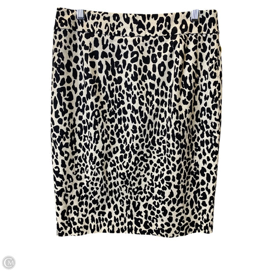 Skirt Midi By Calvin Klein In Animal Print, Size: M