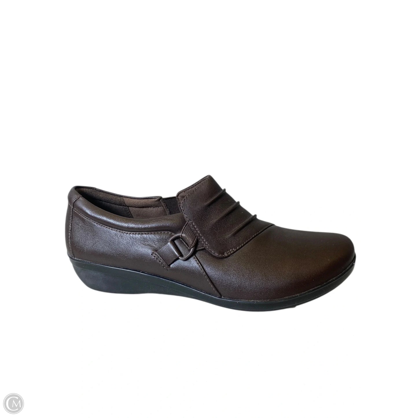 Shoes Flats By Clarks In Brown, Size: 7.5