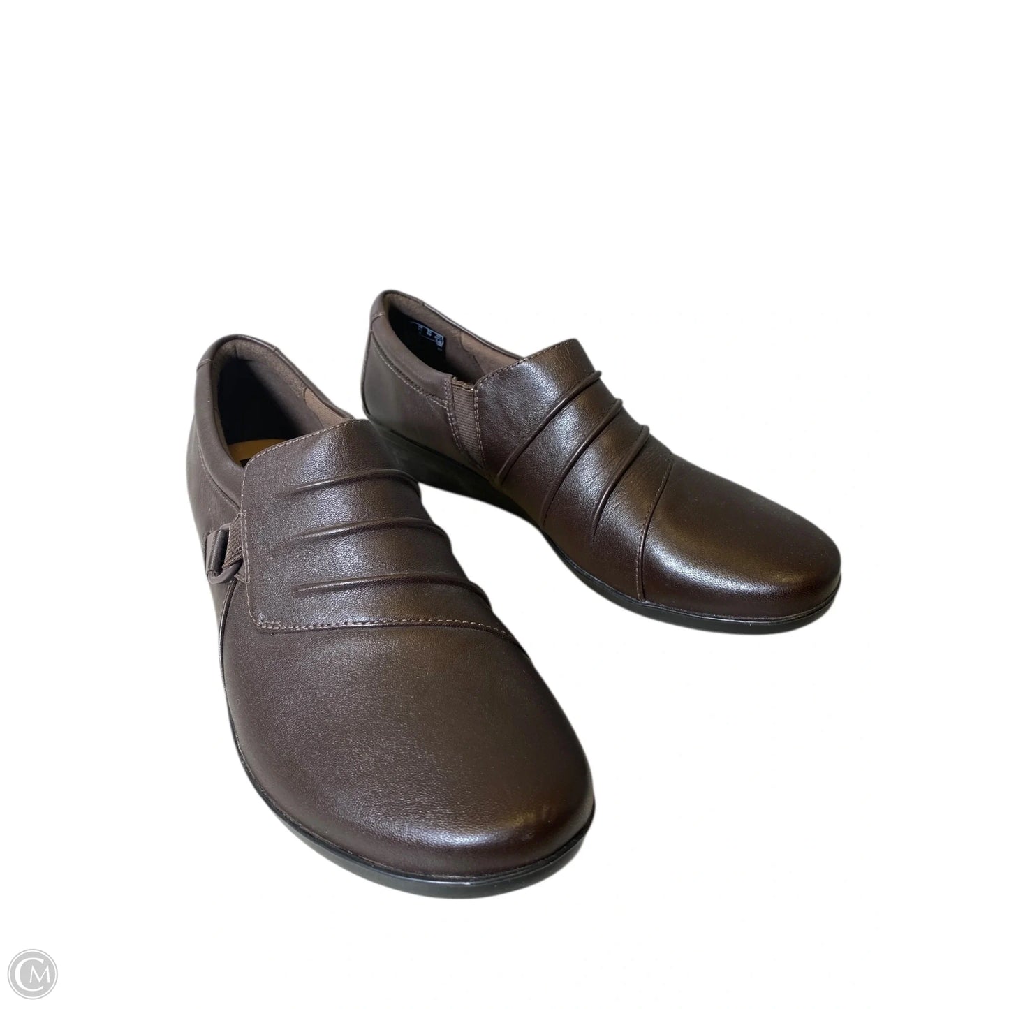 Shoes Flats By Clarks In Brown, Size: 7.5