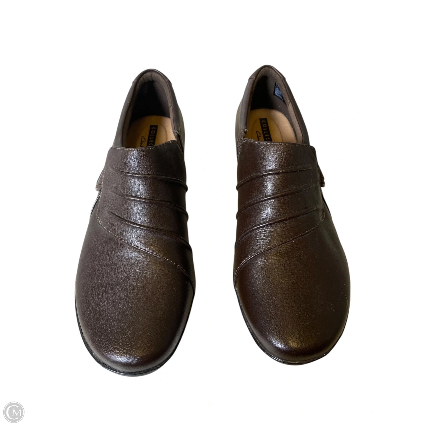 Shoes Flats By Clarks In Brown, Size: 7.5