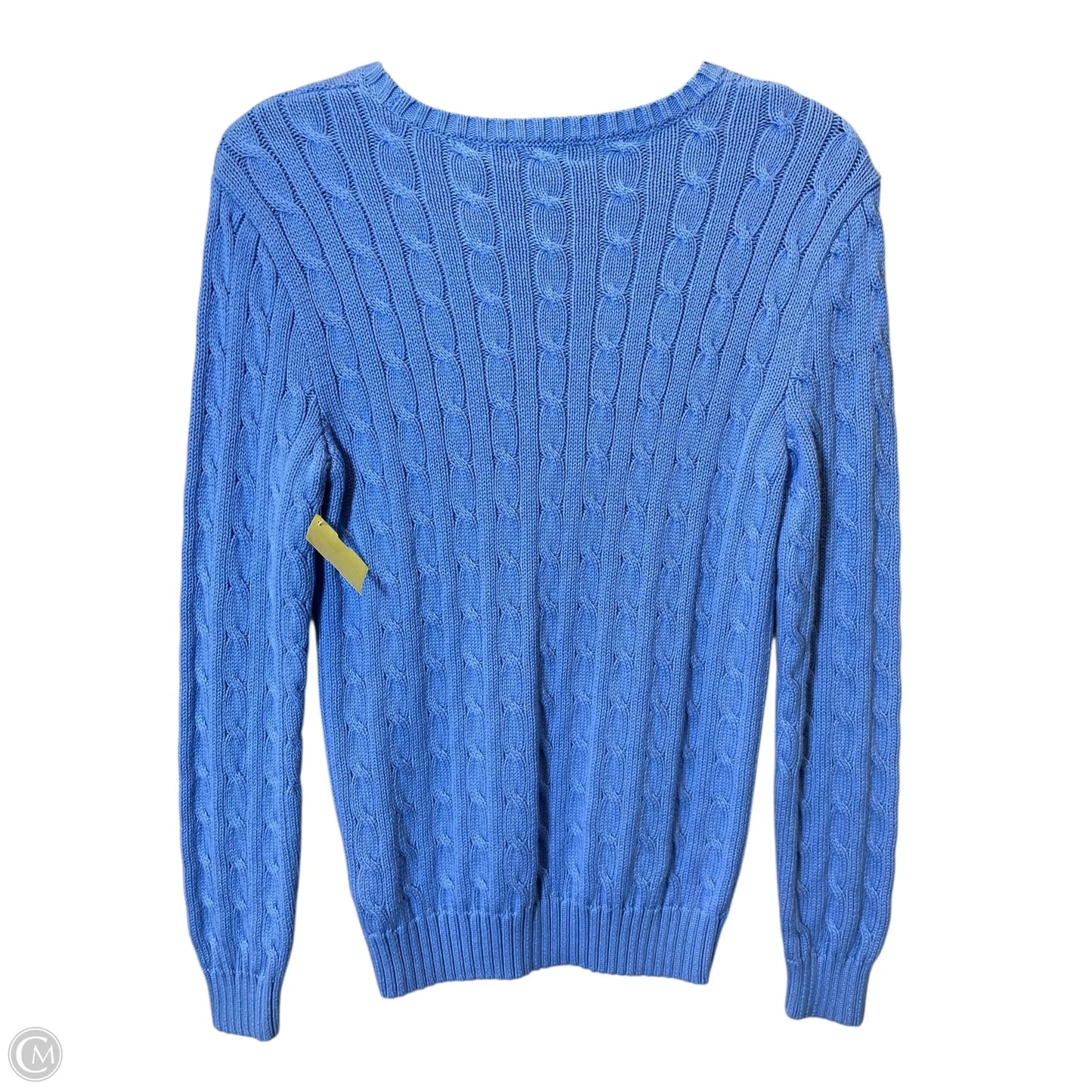 Sweater By Polo Ralph Lauren In Blue, Size: L