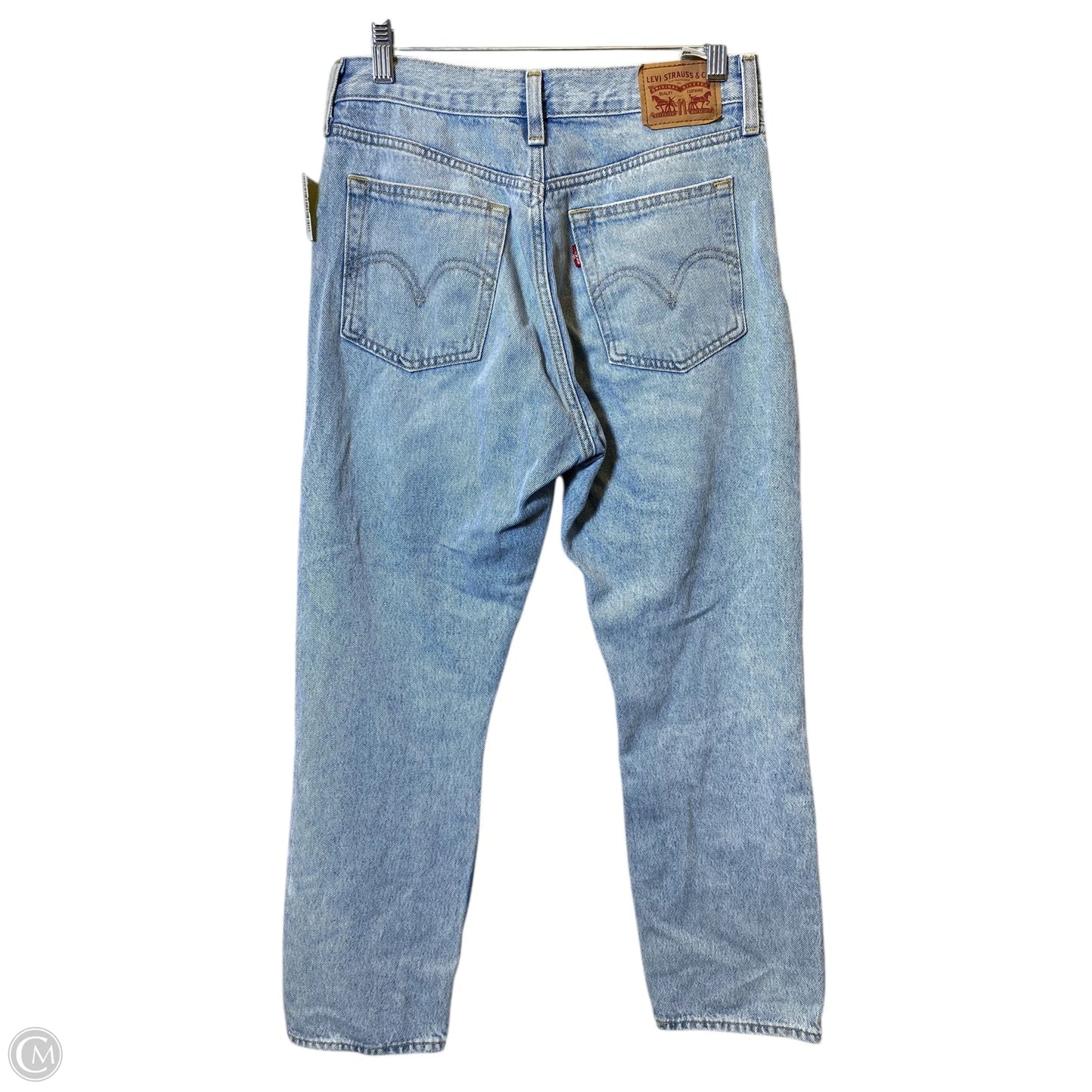 Jeans Straight By Levis In Blue Denim, Size: 6