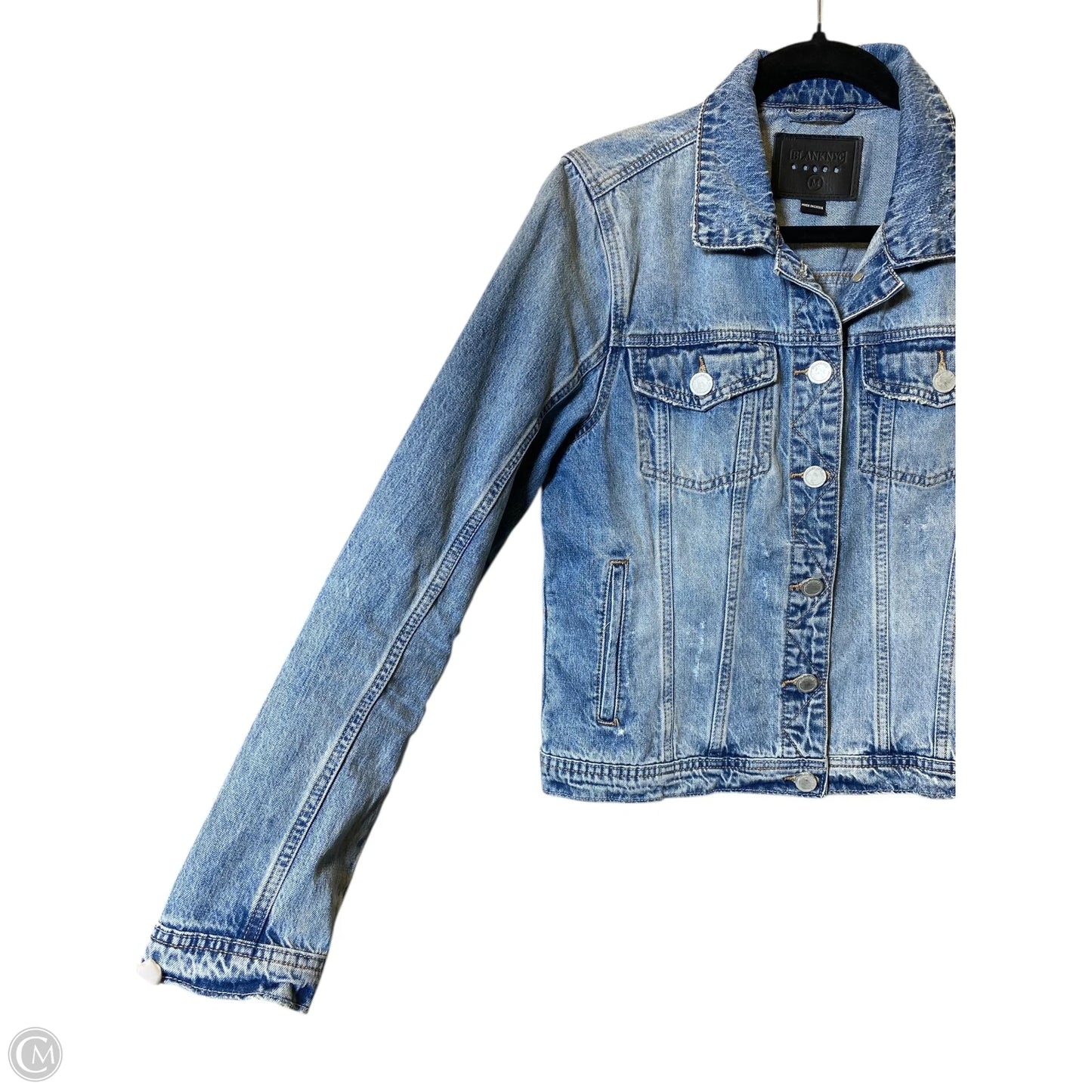 Jacket Denim By Blanknyc In Blue Denim, Size: M