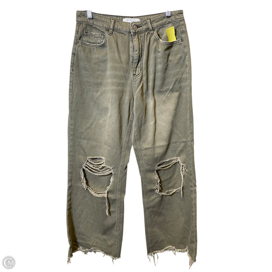 Jeans Wide Leg By Vervet In Green, Size: 6
