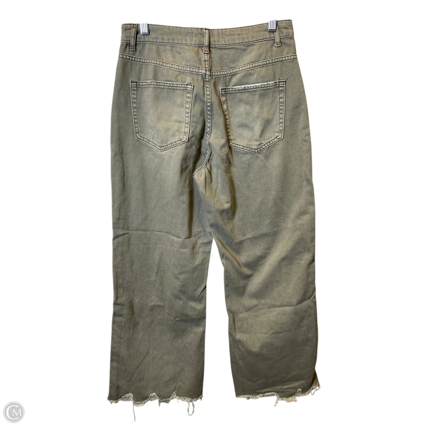 Jeans Wide Leg By Vervet In Green, Size: 6