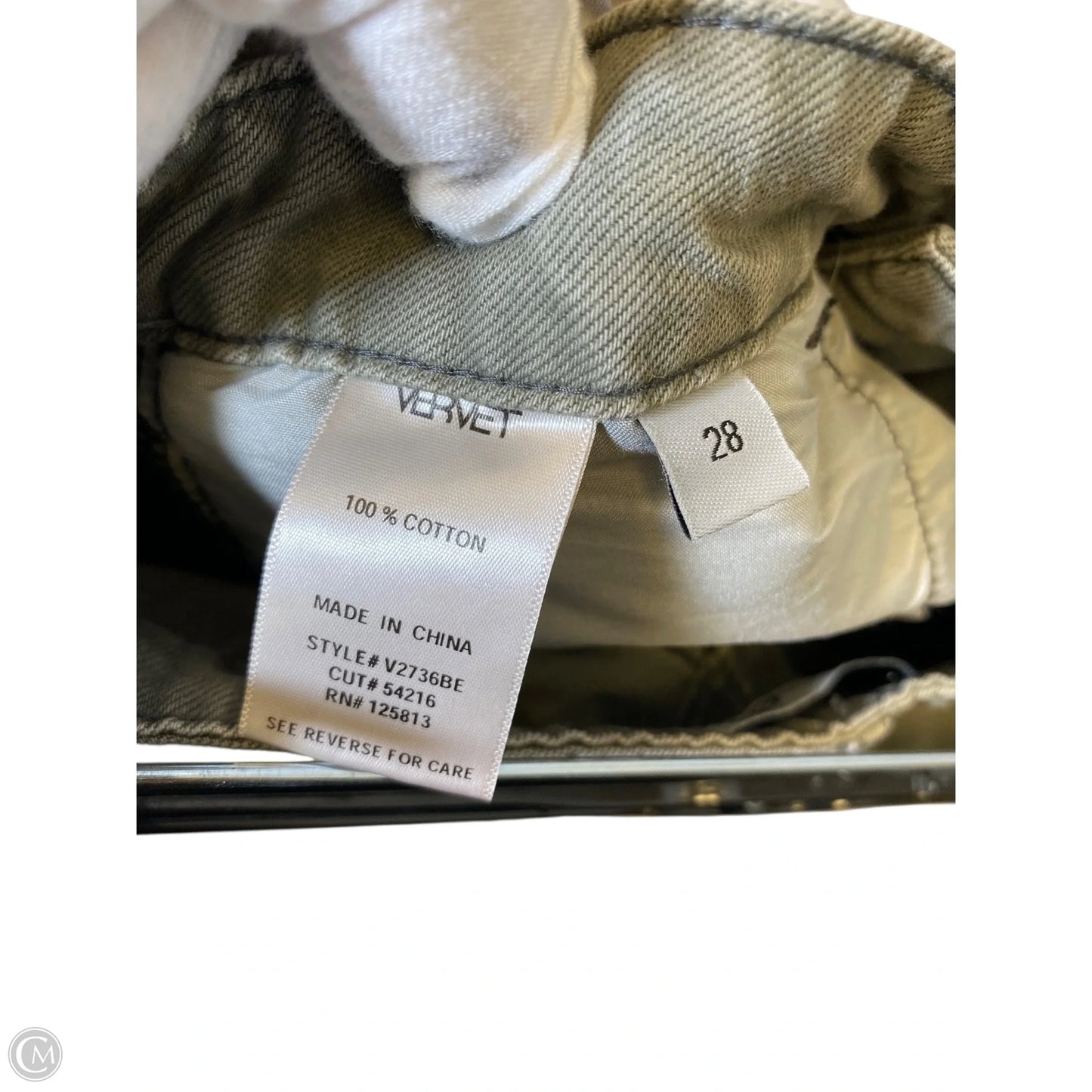 Jeans Wide Leg By Vervet In Green, Size: 6