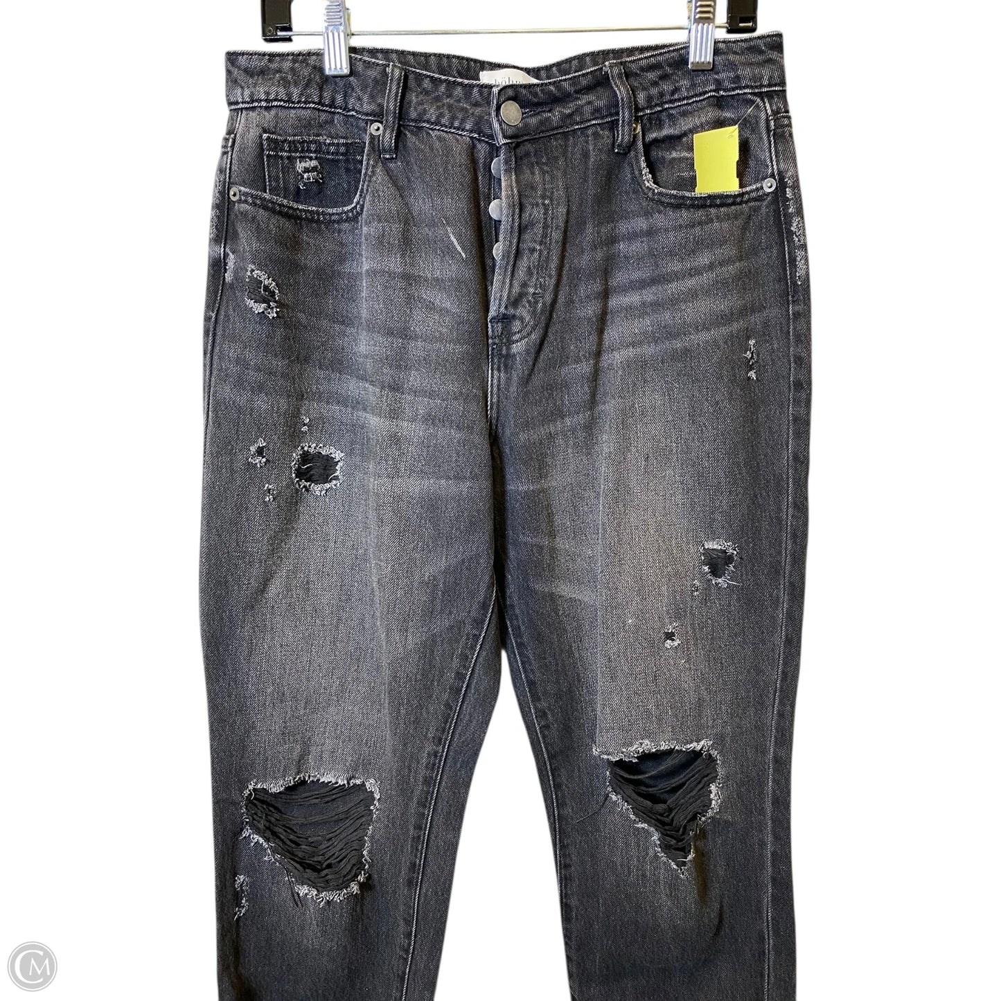 Jeans Straight By Bohme In Black, Size: 8