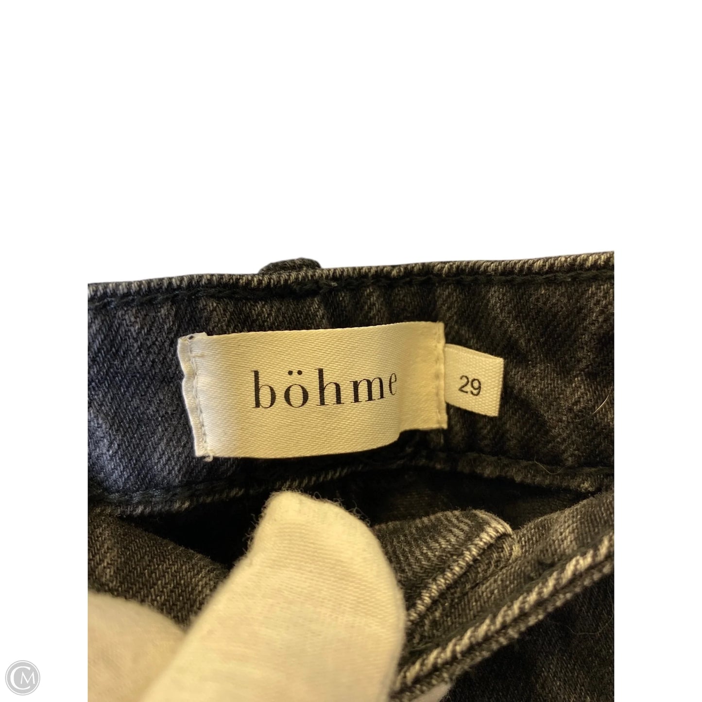 Jeans Straight By Bohme In Black, Size: 8