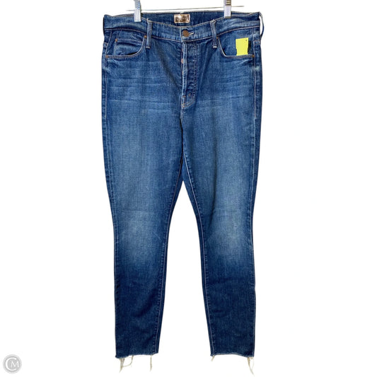 Jeans Skinny By Mother In Blue Denim, Size: 8