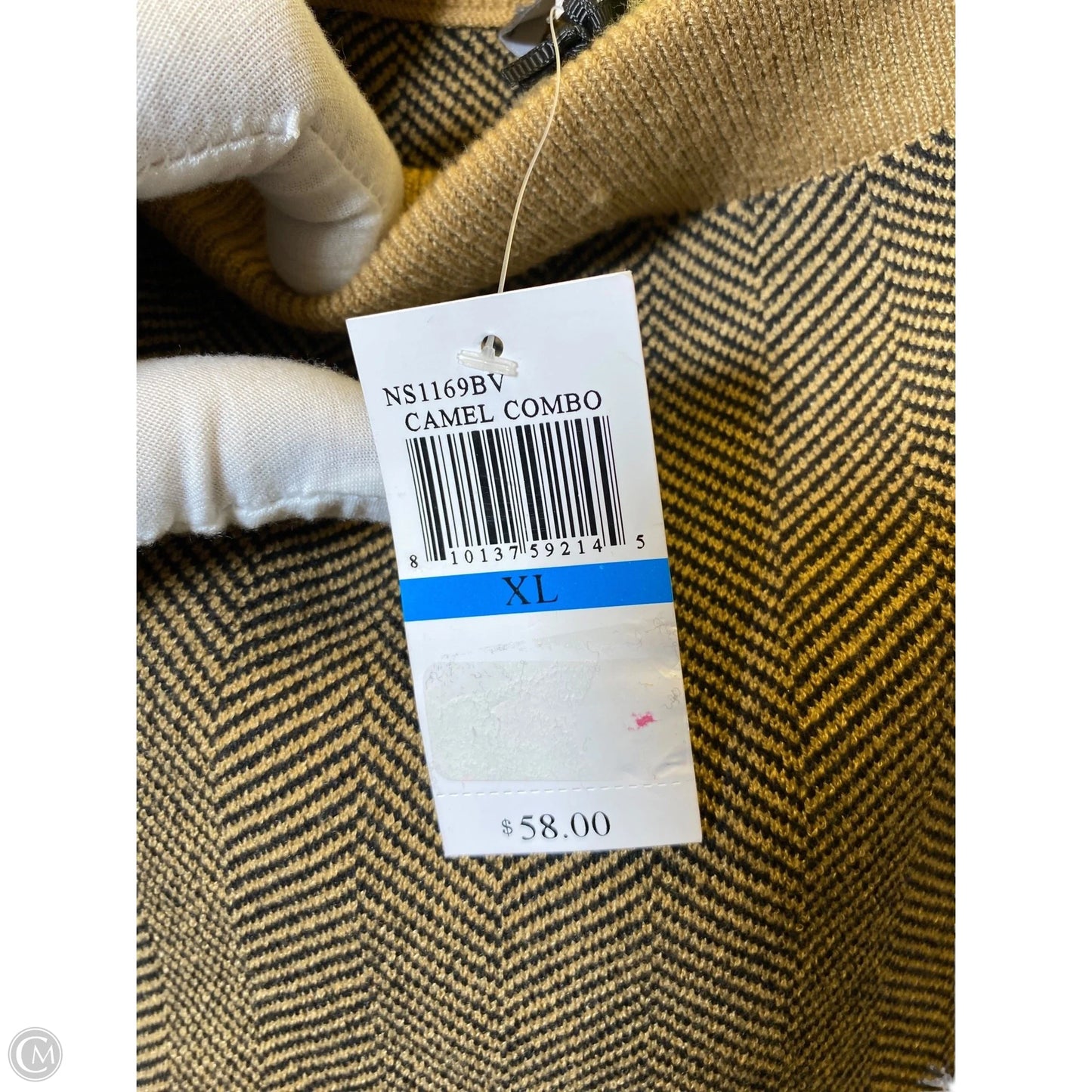 Skirt Midi By Clothes Mentor In Black & Tan, Size: Xl