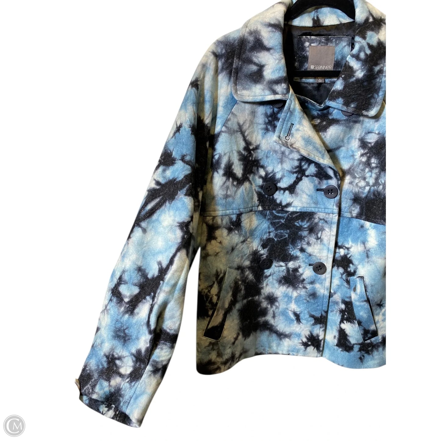 Coat Peacoat By Clothes Mentor In Multi-colored, Size: 12