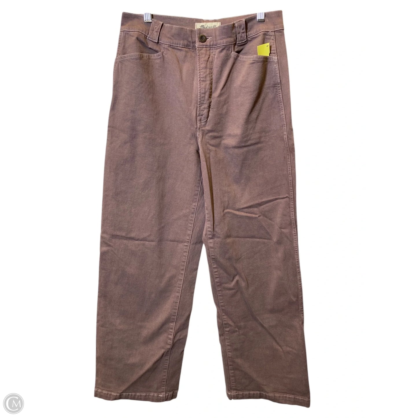 Jeans Wide Leg By Madewell In Purple, Size: 8