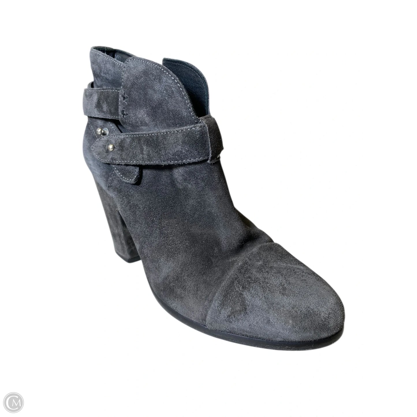 Boots Ankle Heels By Rag And Bone In Grey, Size: 8