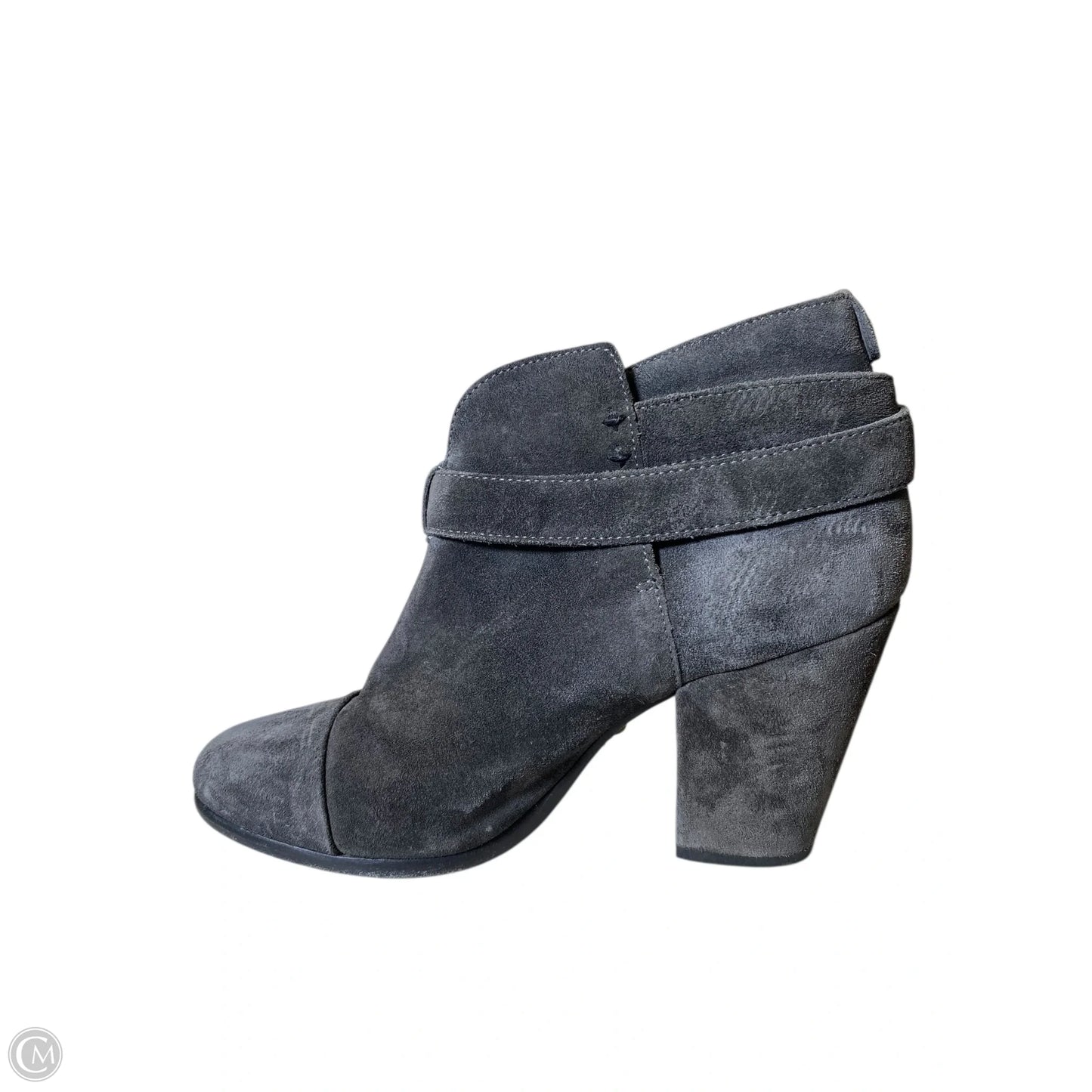 Boots Ankle Heels By Rag And Bone In Grey, Size: 8
