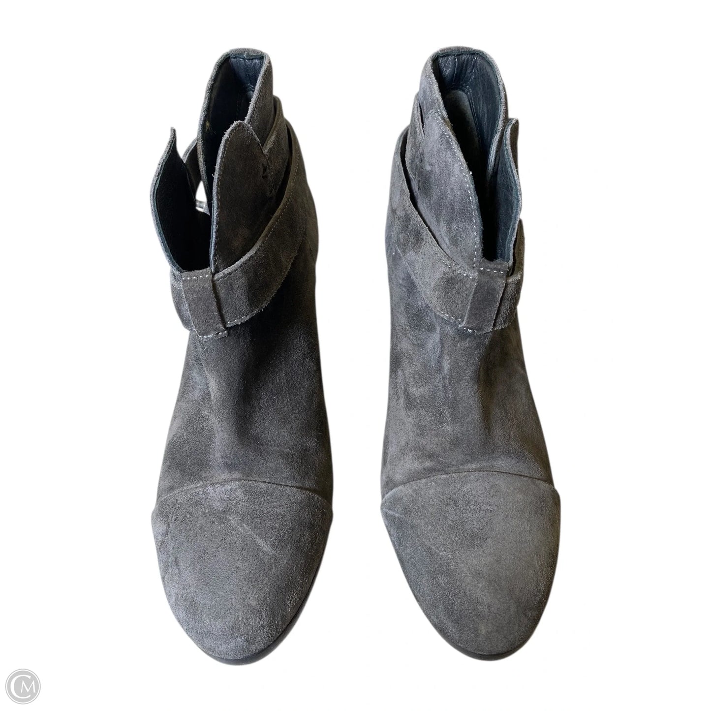 Boots Ankle Heels By Rag And Bone In Grey, Size: 8