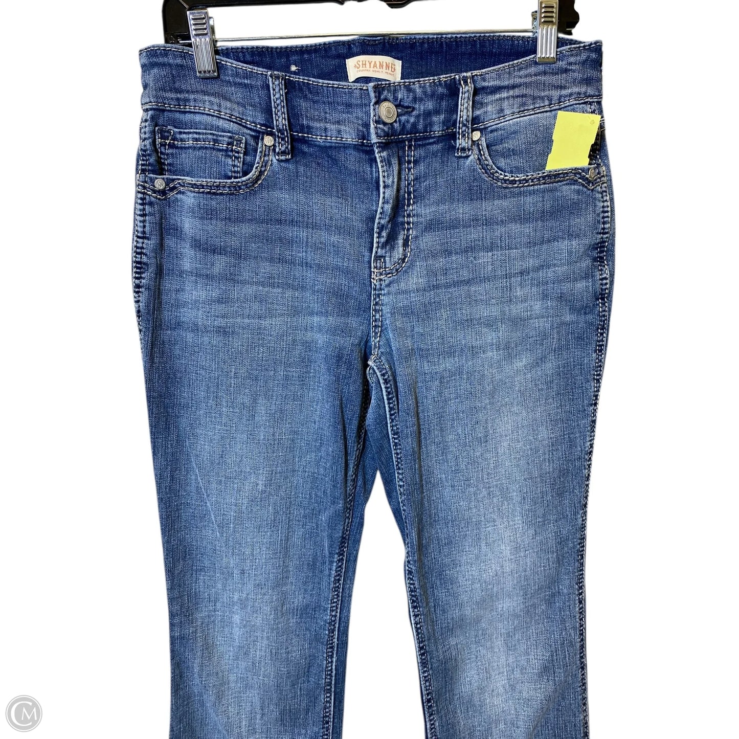 Jeans Flared By Shyanne In Blue Denim, Size: 8