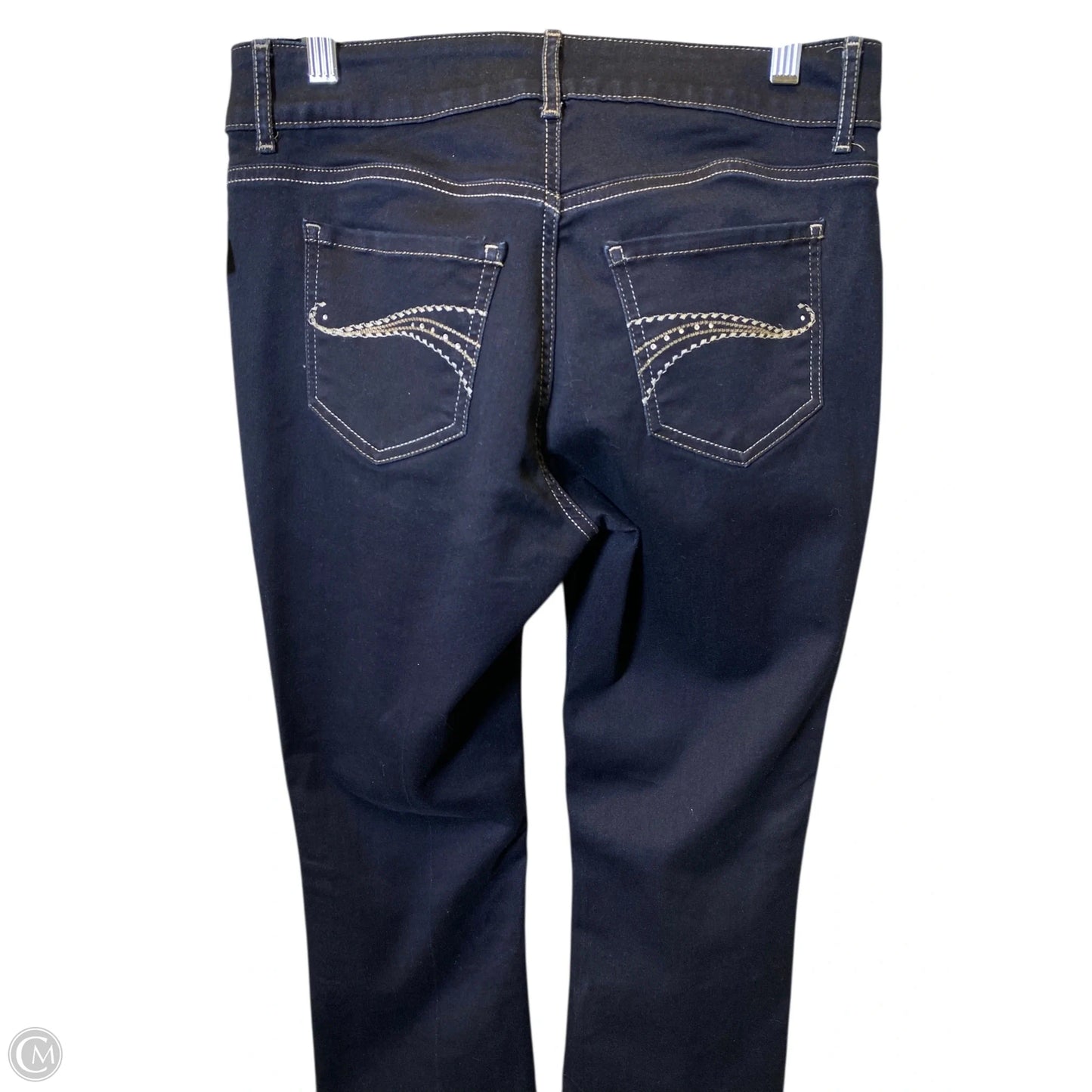 Jeans Boot Cut By Lee In Blue Denim, Size: 8