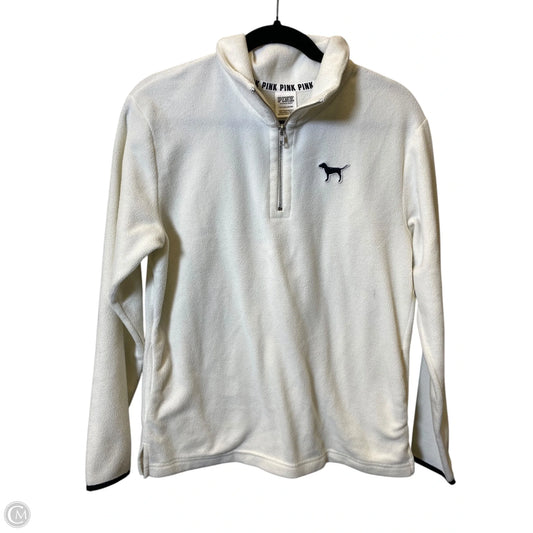Sweatshirt Collar By Pink In Cream, Size: S