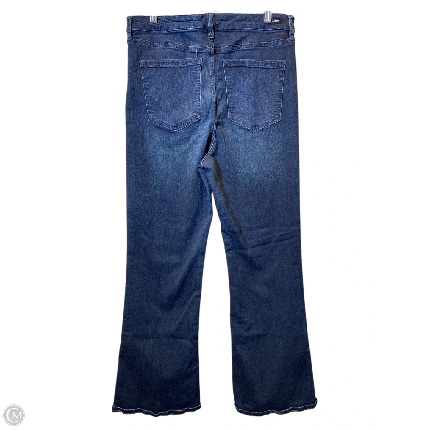 Jeans Flared By Liverpool In Blue Denim, Size: 14