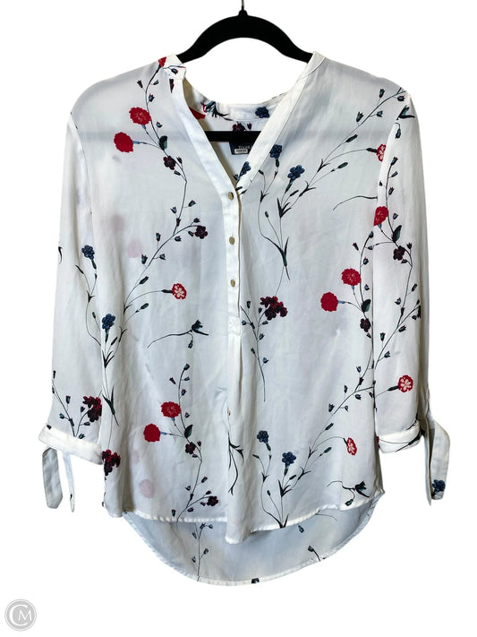 Top Long Sleeve By Ivanka Trump In Floral Print, Size: S