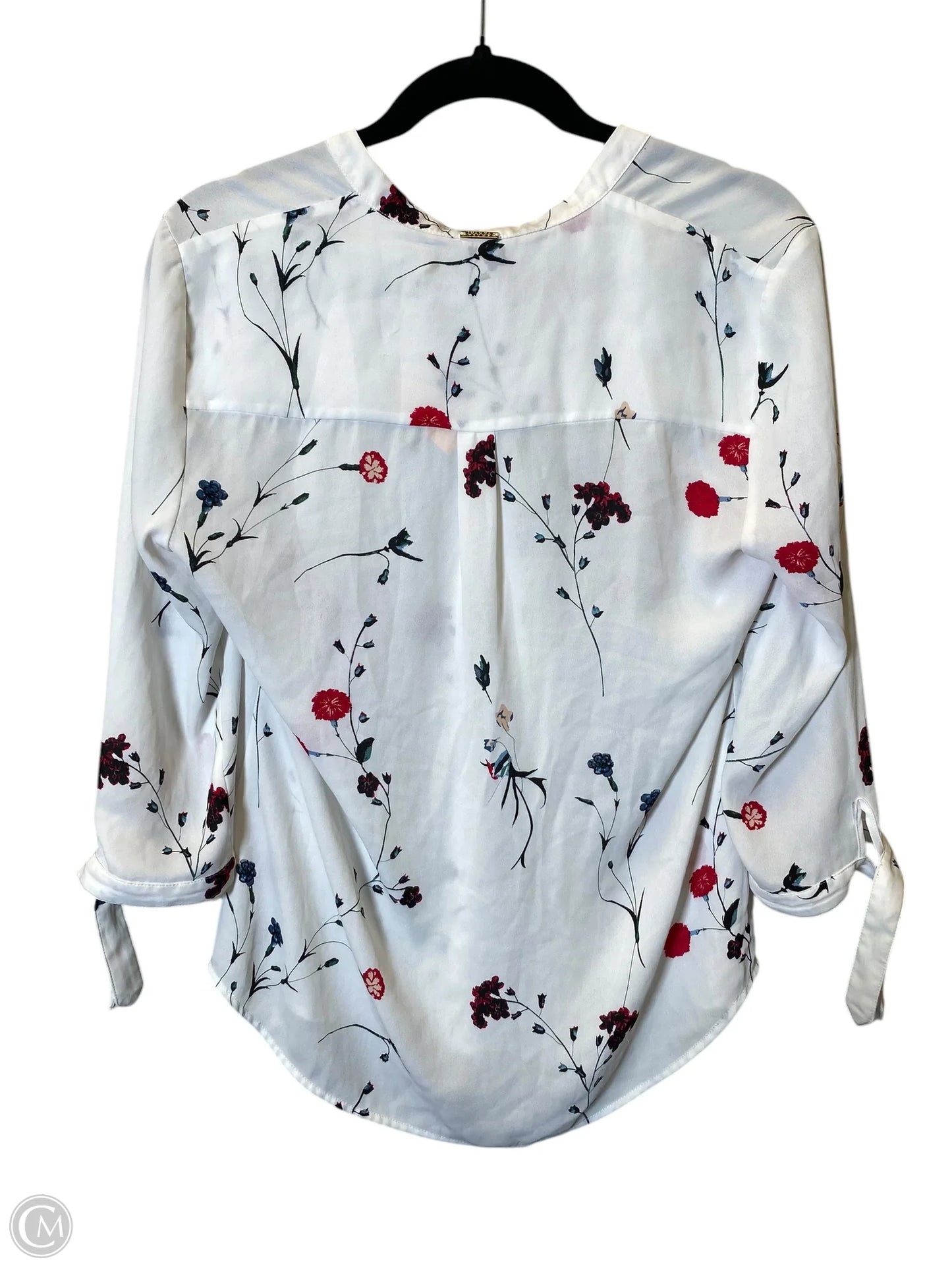 Top Long Sleeve By Ivanka Trump In Floral Print, Size: S