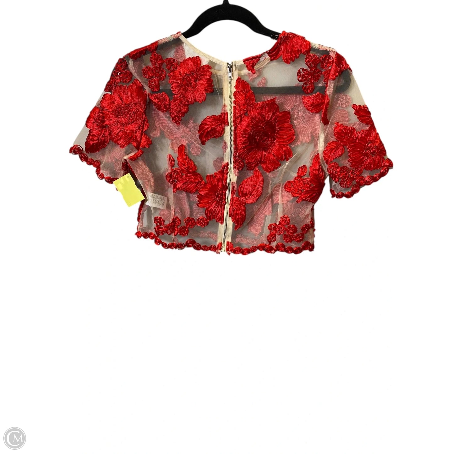 Skirt Set 2pc By L’atiste In Red & Tan, Size: L