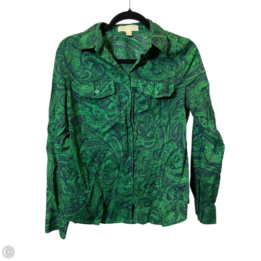 Top Long Sleeve By Michael By Michael Kors In Multi-colored, Size: M