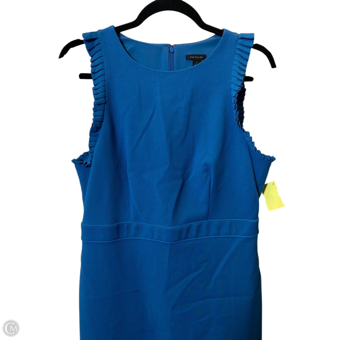 Dress Casual Midi By Ann Taylor In Blue, Size: 8