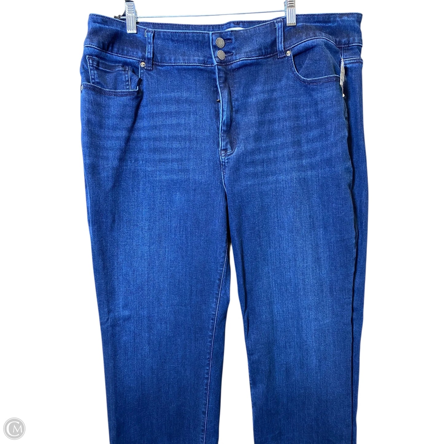 Jeans Straight By Lane Bryant In Blue Denim, Size: 22