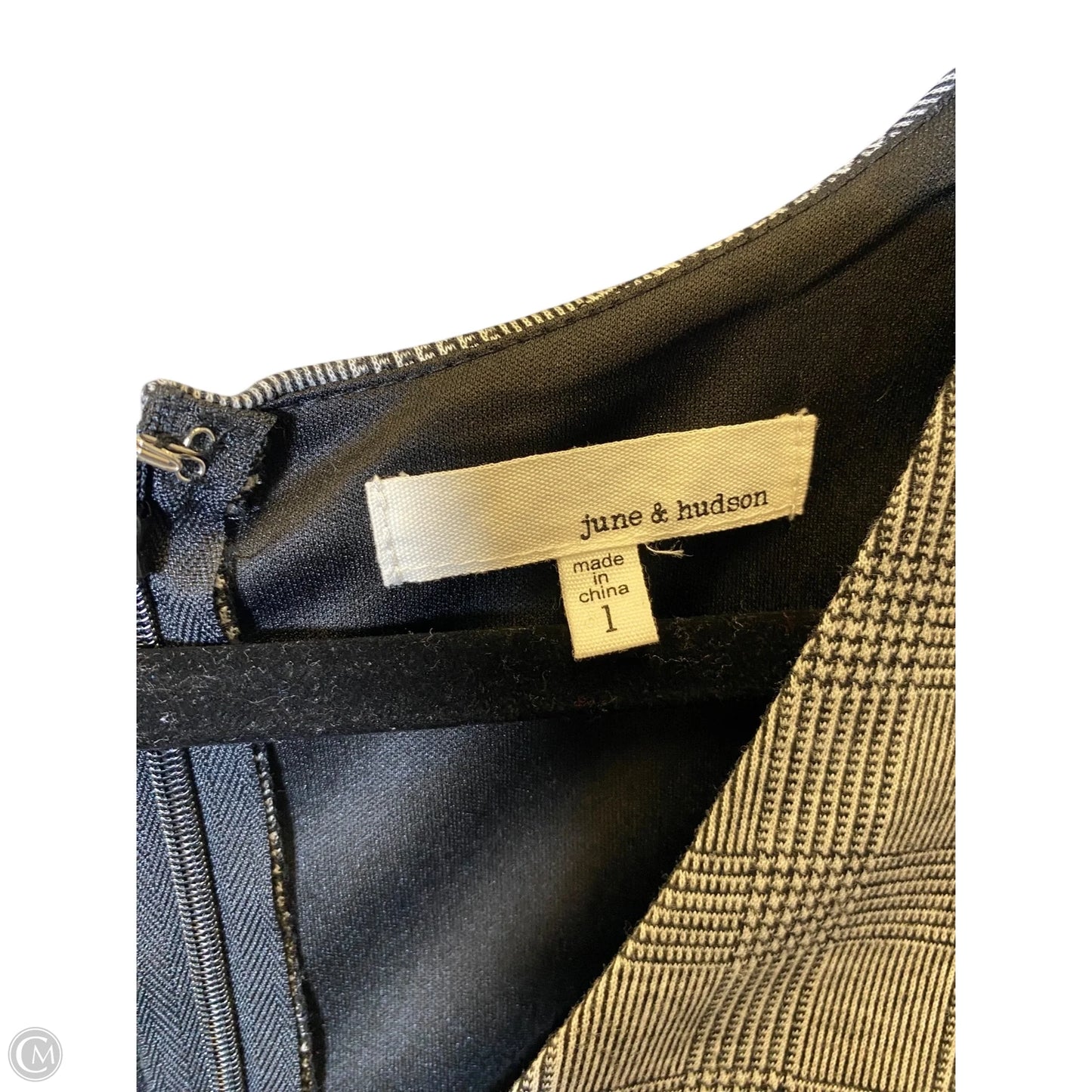 Jumpsuit By June & Hudson In Checkered Pattern, Size: M