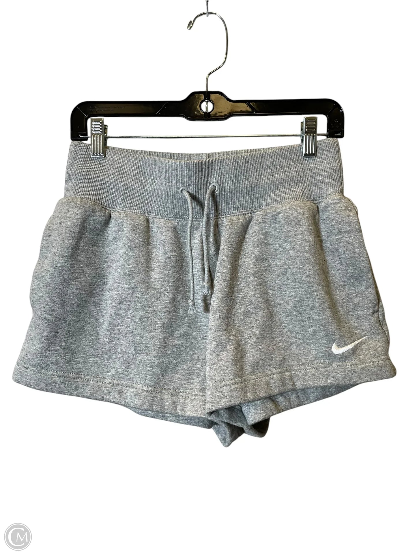 Athletic Shorts By Nike In Grey, Size: S