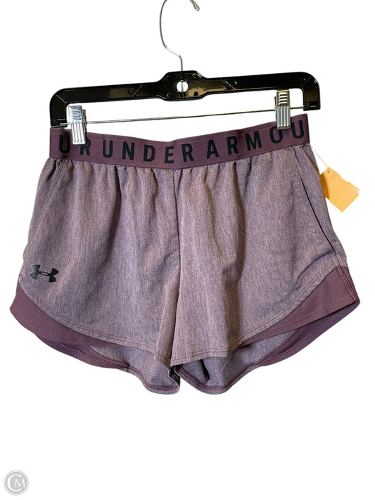 Athletic Shorts By Under Armour In Maroon, Size: M