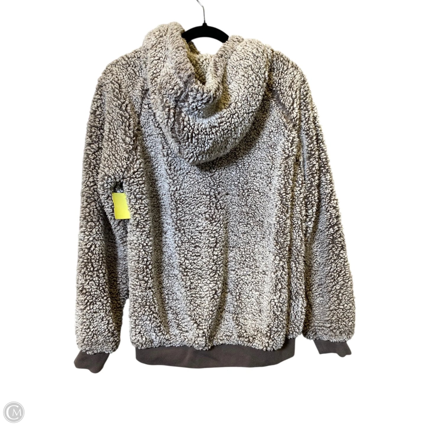 Sweatshirt Hoodie By Thread And Supply In Brown & White, Size: L